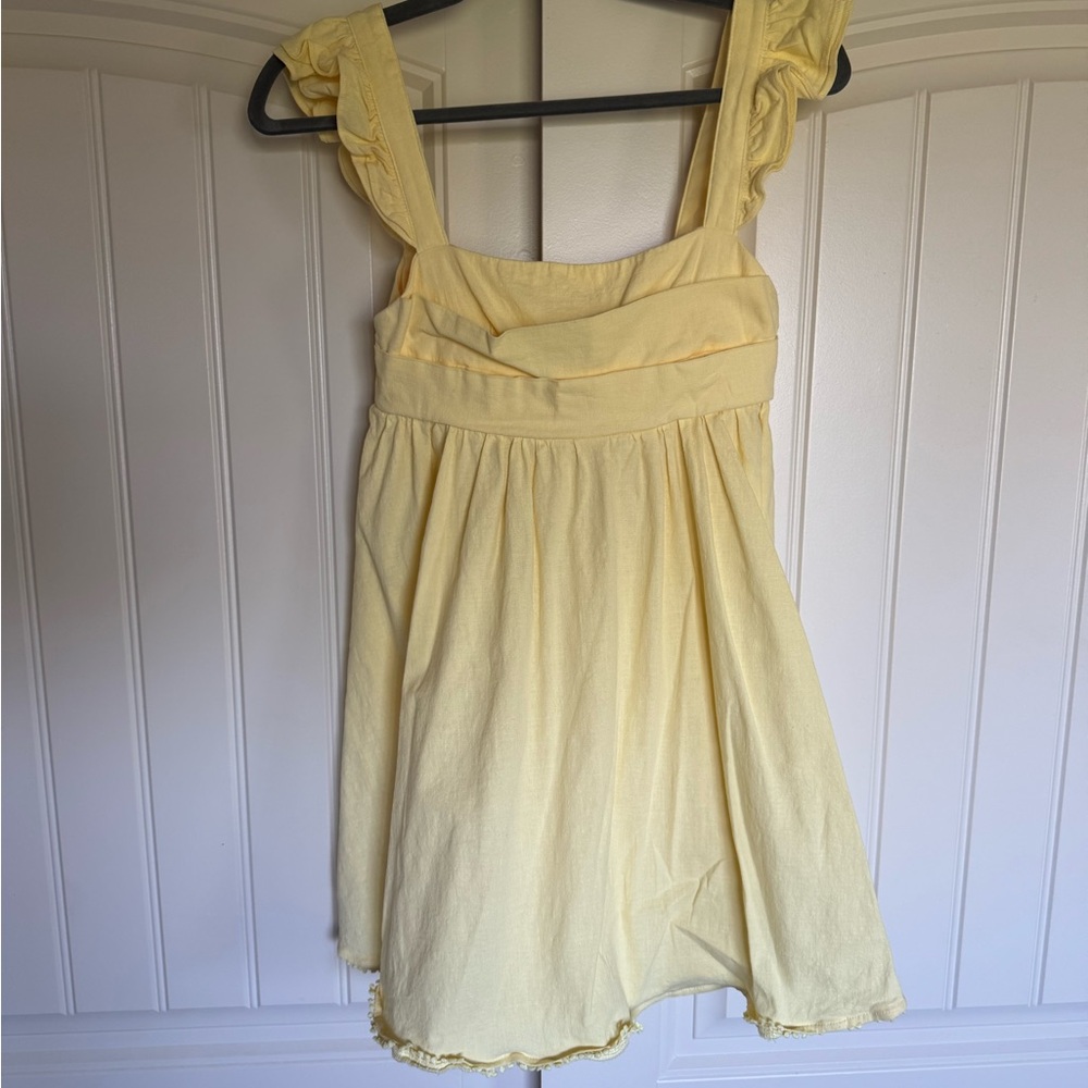 Hello Molly Yellow Midi Dress